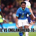 Brazil vs England head-to-head