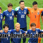How many trophies has Japan won