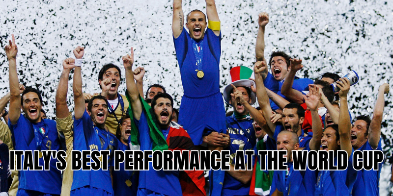 Italy’s best performance at the World Cup