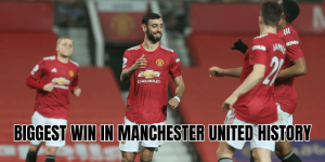The biggest win in Manchester United history