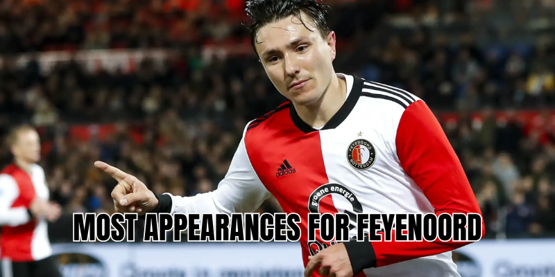 most appearances for Feyenoord